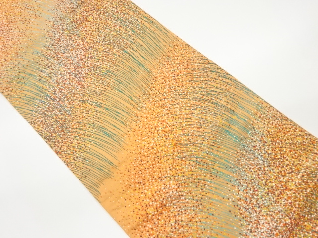 JAPANESE KIMONO / VINTAGE FUKURO OBI / WOVEN ABSTRACT